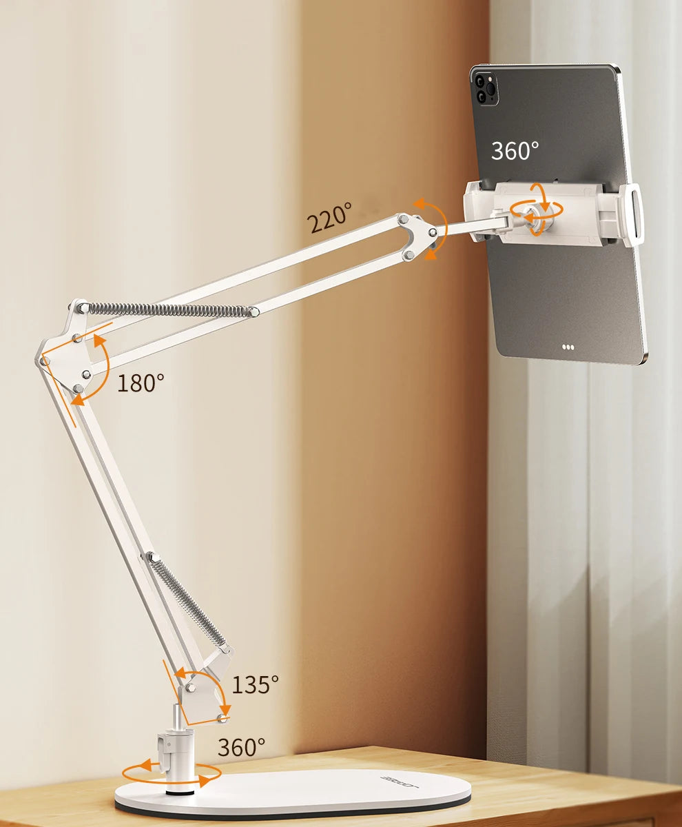 Overhead Shot Stand, Tablet Holder Desktop Live Broadcast Video Gourmet Jewelry Handmade Live Broadcast Stand Mobile Phone Stand