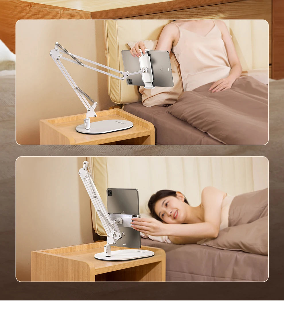 Overhead Shot Stand, Tablet Holder Desktop Live Broadcast Video Gourmet Jewelry Handmade Live Broadcast Stand Mobile Phone Stand