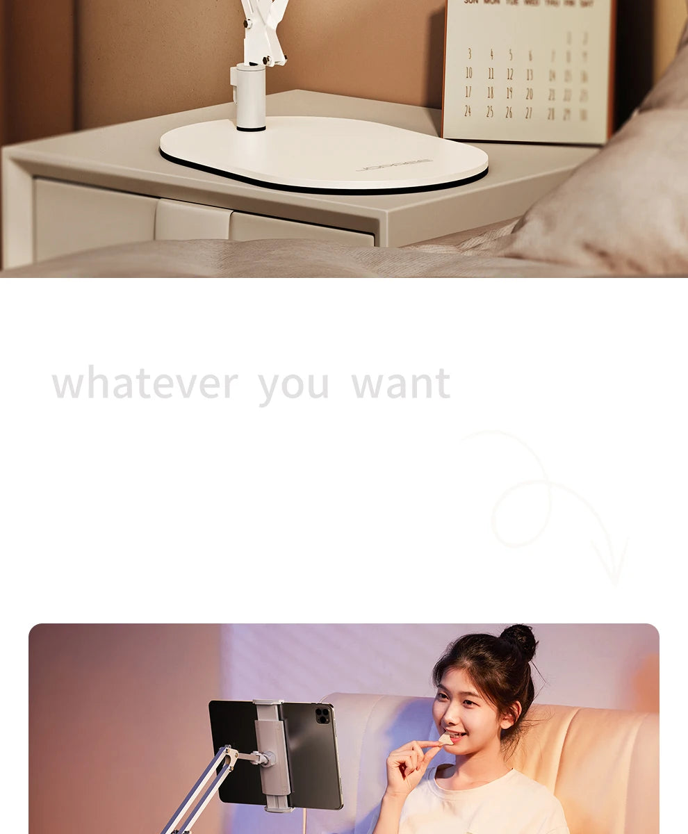 Overhead Shot Stand, Tablet Holder Desktop Live Broadcast Video Gourmet Jewelry Handmade Live Broadcast Stand Mobile Phone Stand