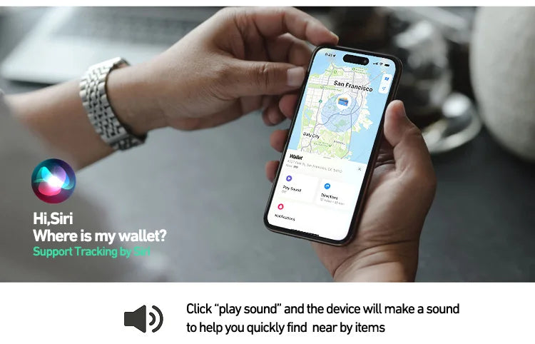 Wireless charger charging tracking card wallet locator smart mini tag for iphone device find my tag replacement